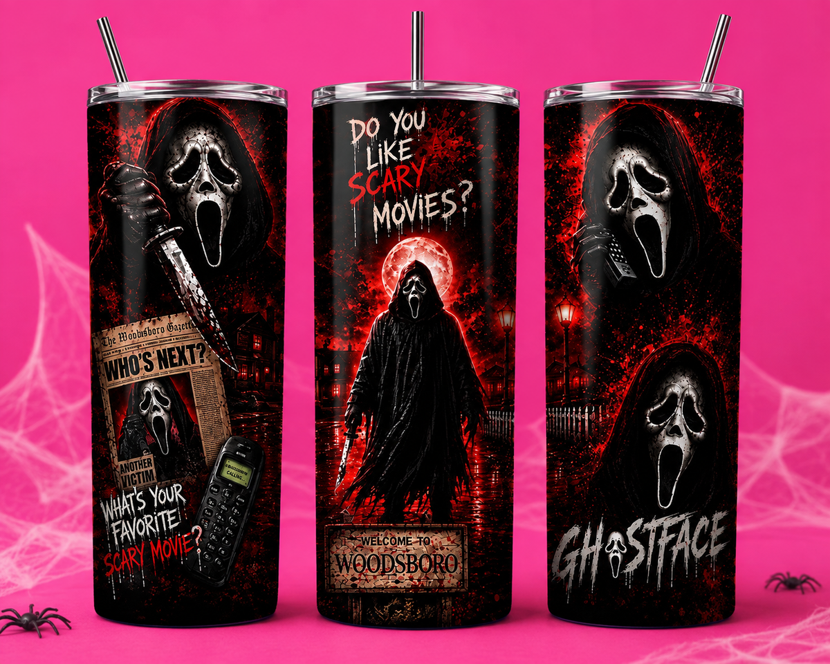 Ghost Face Tumbler