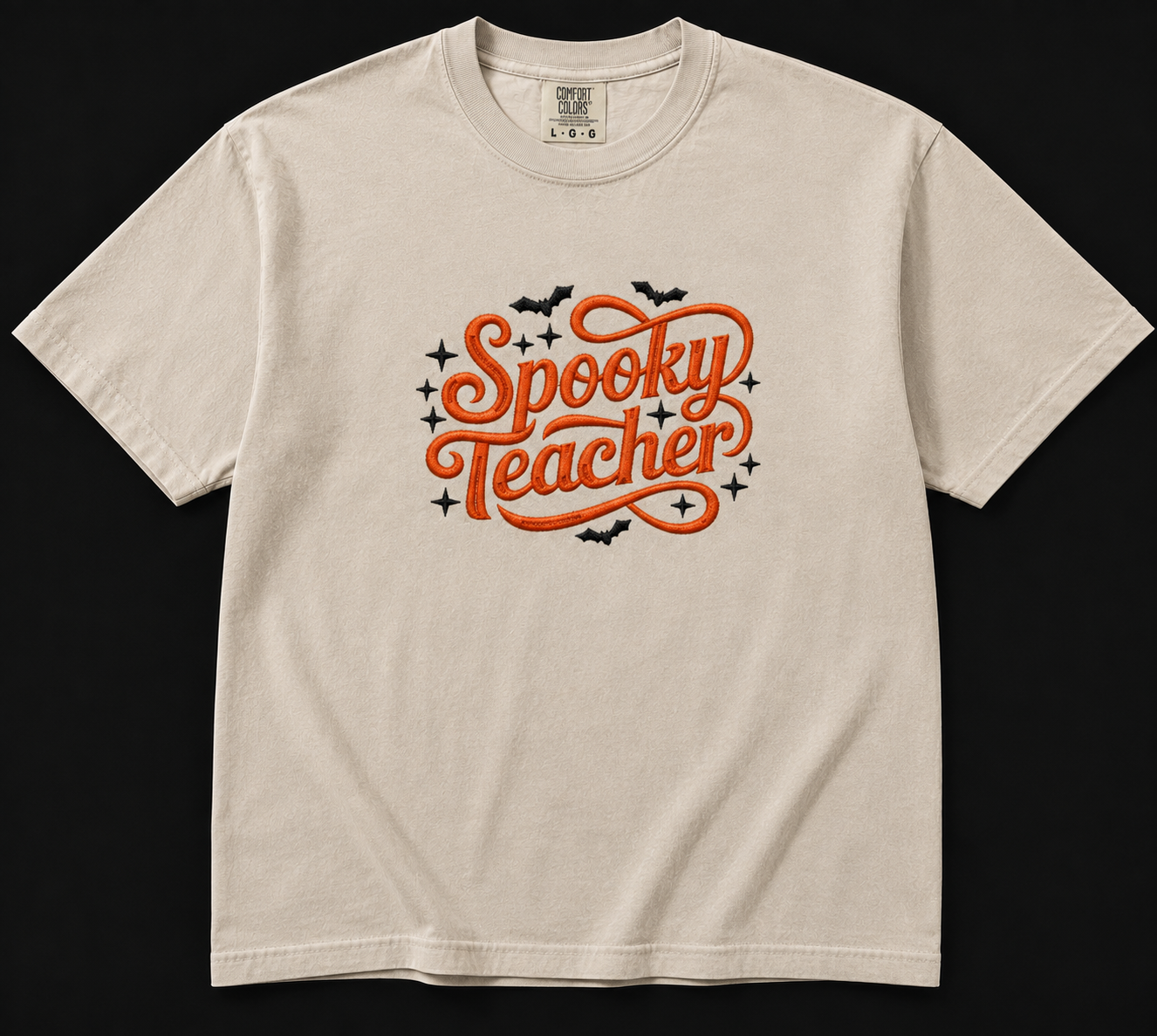 Spooky Teacher Embroidered