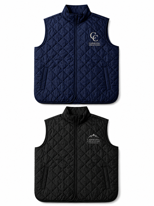 Custom Embroidered Quilted Vest